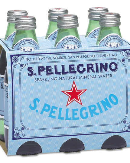 San Pellegrino Sparkling Natural Mineral Water 8 oz - 24 Pack