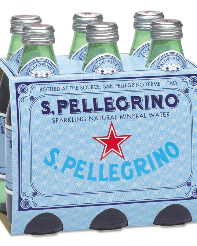 San Pellegrino Sparkling Natural Mineral Water 8 oz - 24 Pack