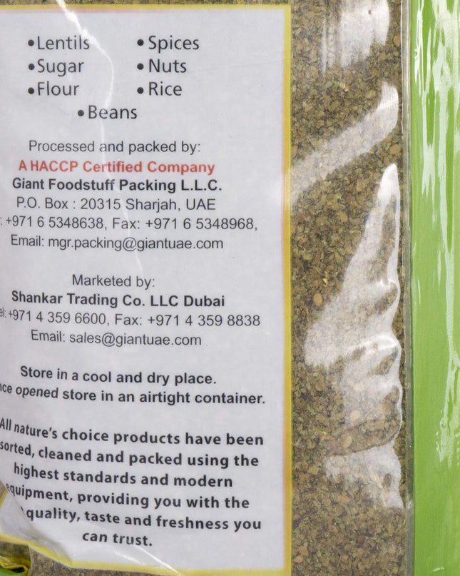 Nature's Choice Zatar Powder, 1 Kilograms, Basil