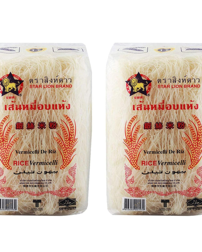Star Lion Rice Vermicelli - 2 Pack, 2 x 200 g