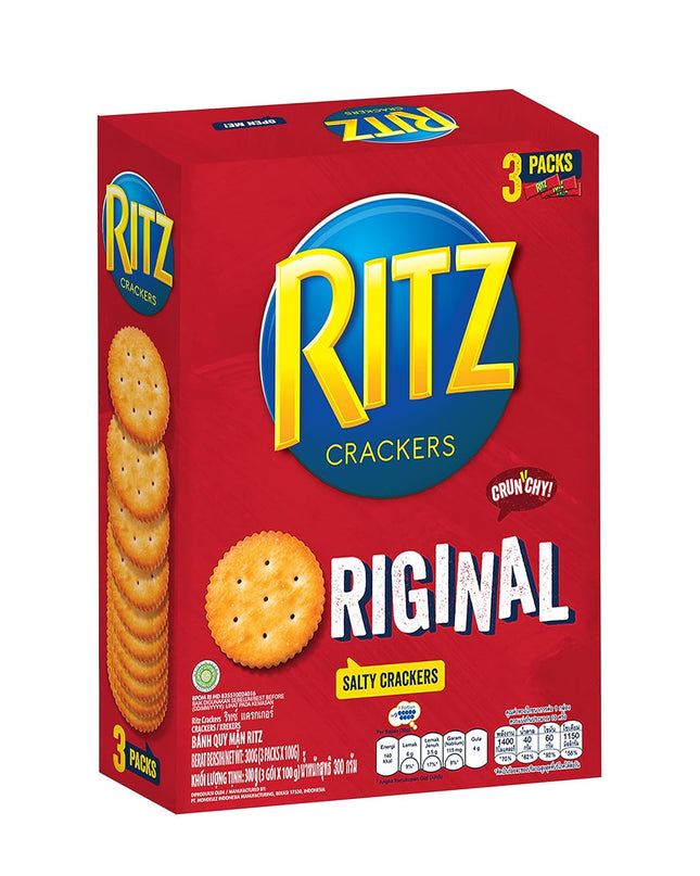 Ritz Original Salty Crackers 3 Pack 300g