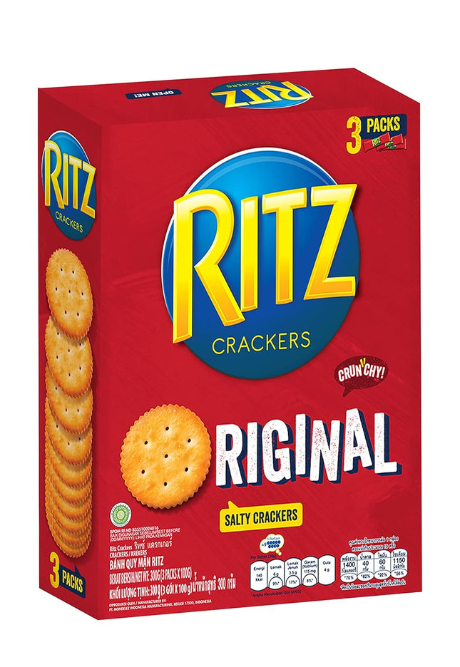 Ritz Original Salty Crackers 3 Pack 300g