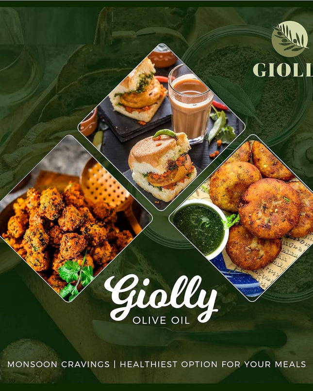Giolly Extra Virgin Olive Oil 1 Litre Pet Bottle, Extra Virgin Olive Oil, Olive Oil for Cooking, Olive Oil for Salad Dressing & Flavoring, Extra Virgin Olive Oil