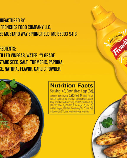 French’s Classic Yellow Mustard Sauce, 226g