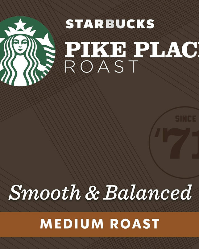Starbucks By Nespresso, Pike Place Roast Pods (50-Count)