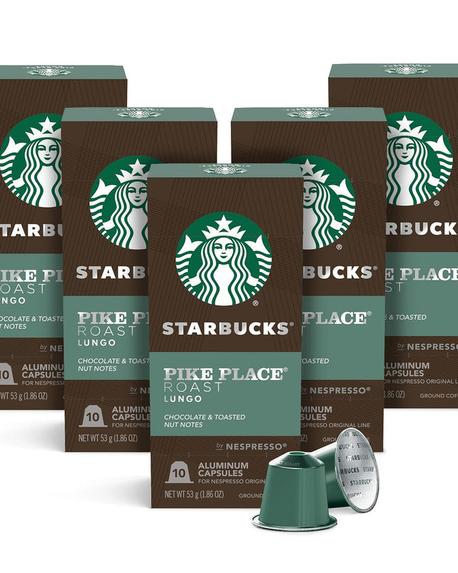 Starbucks By Nespresso, Pike Place Roast Pods (50-Count)
