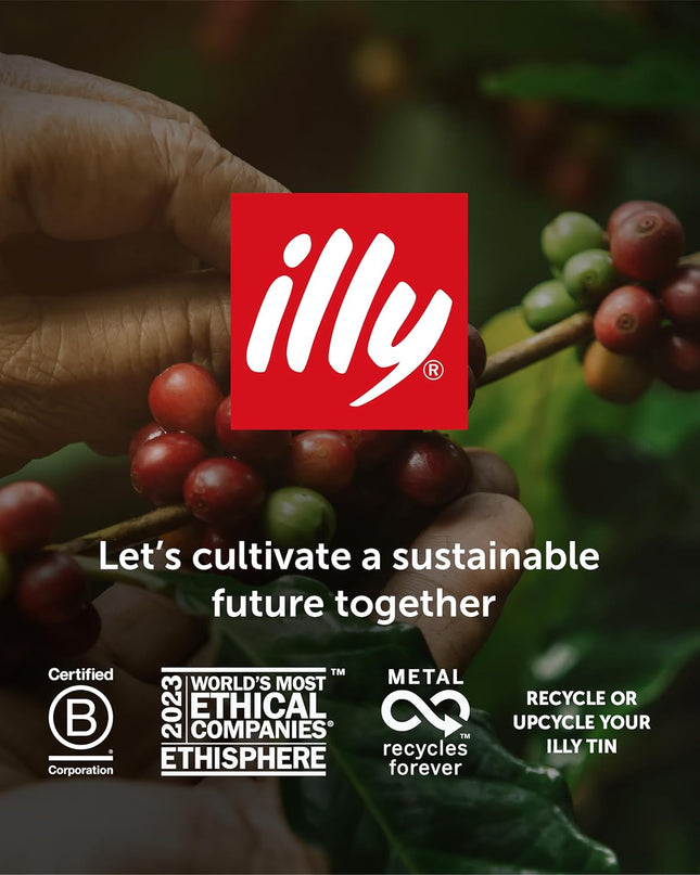 Illy Regular Coffee Beans, 250 Gram, Can, Vegetarian