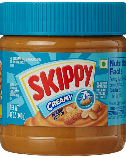 Skippy Creamy Peanut Butter 340g Jar