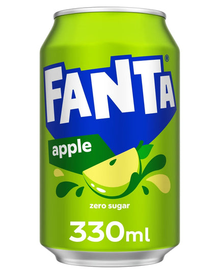 Fanta Apple Zero – Imported Soft Drink Can (330ml)