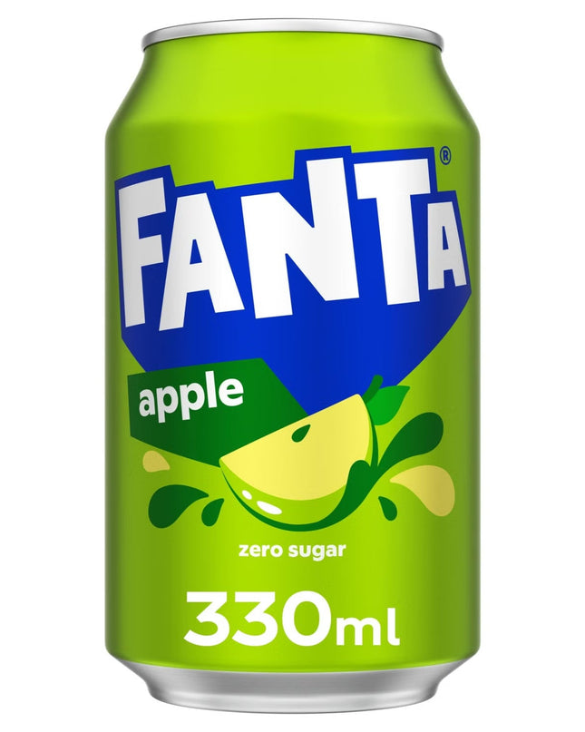 Fanta Apple Zero – Imported Soft Drink Can (330ml)