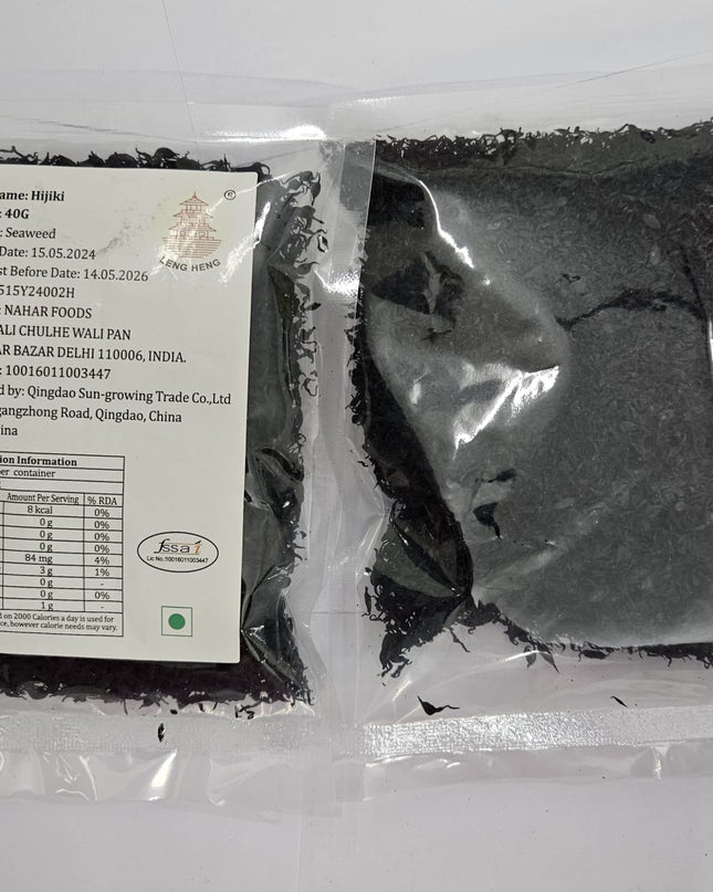Leng Heng Hijiki Seaweed – Nutrient-Dense Japanese Seaweed for Salads & Soups