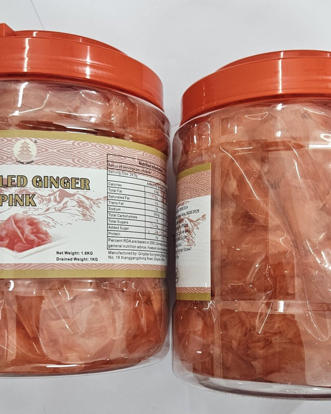 Leng Heng Pink Pickled Ginger – Sushi-Ready Gari for Japanese Flavors