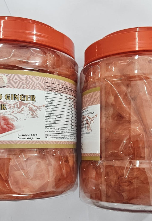 Leng Heng Pink Pickled Ginger – Sushi-Ready Gari for Japanese Flavors