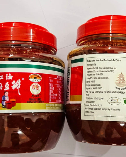 Leng Heng Pixian Broad Bean Paste in Red Chilli Oil – Spicy Doubanjiang for Sichuan Cuisine
