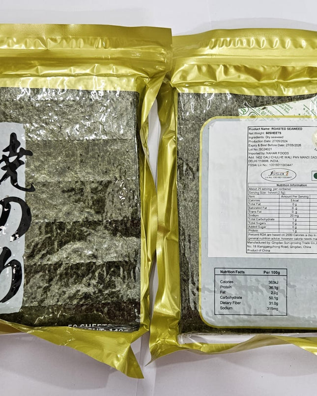 Leng Heng Roasted Seaweed Sheets – Crispy & Nutritious Nori for Sushi & Snacks