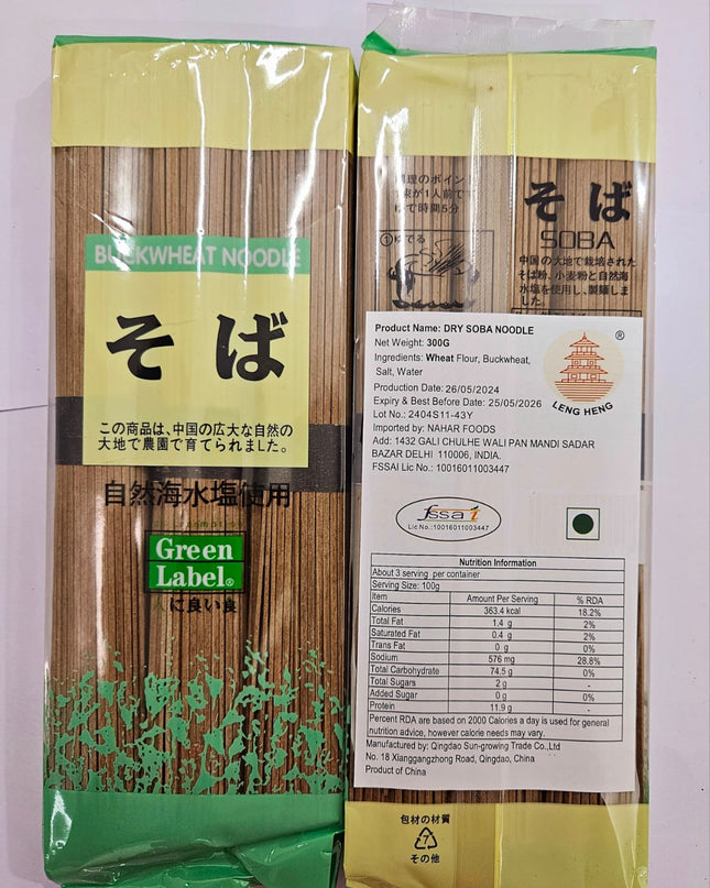 Leng Heng Soba Noodles – Nutty Buckwheat Noodles for Healthy Japanese Dishes