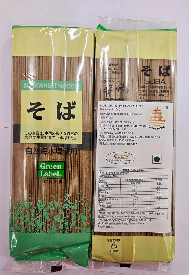 Leng Heng Soba Noodles – Nutty Buckwheat Noodles for Healthy Japanese Dishes