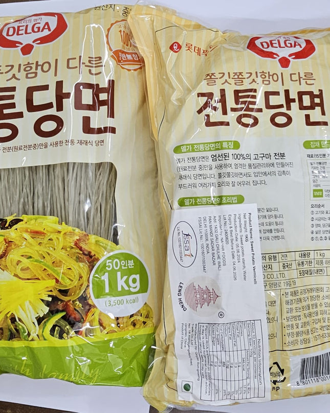 Leng Heng Sweet Potato Vermicelli – Perfect Noodles for Japchae & Stir-Fries ( 1 kg)