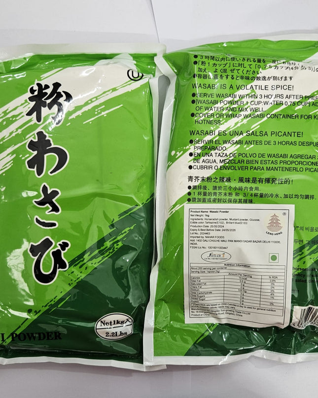 Leng Heng Wasabi Powder – Bold & Spicy Powdered Wasabi for Sushi & Dishes