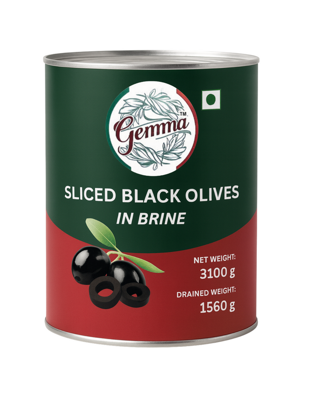 Gemma Black Olives Tin